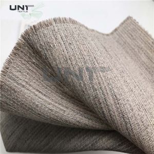 Cotton Polyester Woven Fusible Interlining Stiff Elastic