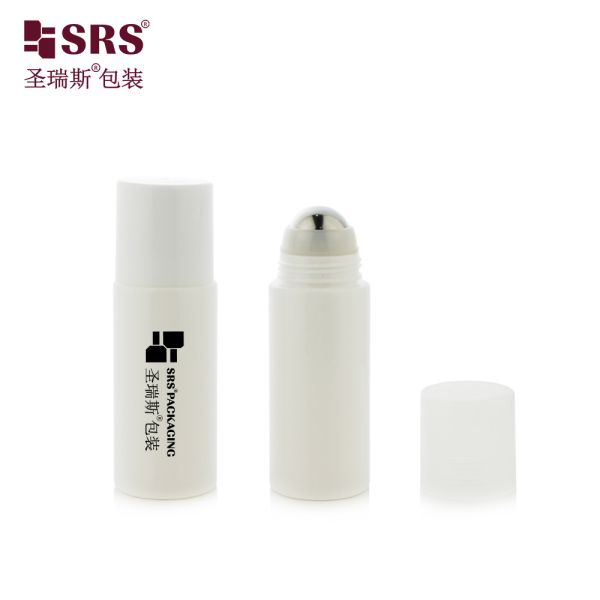 50ml 60ml 90ml Empty PET Elegant Roller Ball Plastic Body Oil Bottles Roll On