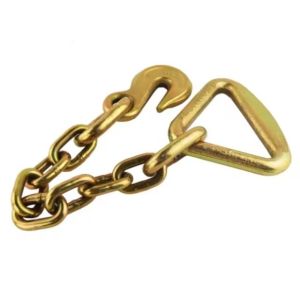 2t Working Load Limit Ratchet Load Binder with Standard G70 Chain Triangle Ring