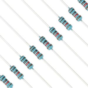 1% Tolerance Metal Film Resistor 10ohm-1Mohm 50pcs/Box