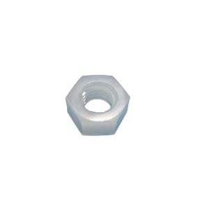 Coarse Thread PVDF Hex Nut With DIN/ISO Standard For Industrial Applications