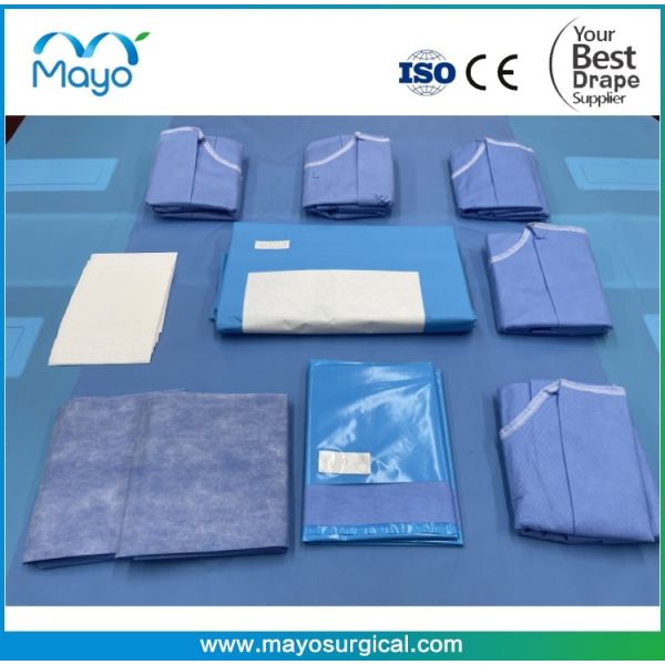 Buy Sterile Disposable Surgical Lithotomy Drape Pack Medical Consumable at wholesale prices