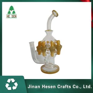 HESEN 28cm Borosilicate Smoking Water Pipe