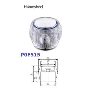 Metered Plastic Basin Tap Faucet In White & Chrome