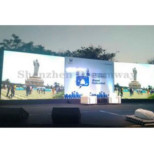 Durable Outdoor LED Screen Rental P6 Matrix Electronic Media For Stage Board