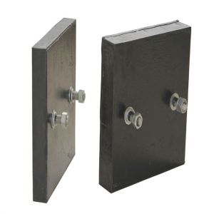 Anti Aggression Bolt On Rubber Ceramic Liner Ceramic Chute Lining