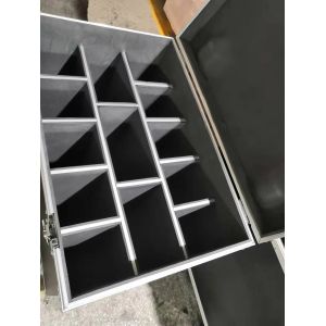 Fireproof Aluminum Flight Case AMP Rack DJ Case With Drawer Table Wheels