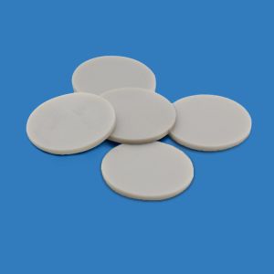 China Industrial 0.3-10mm Thick Aluminum Nitride AlN Ceramic Disc on sale