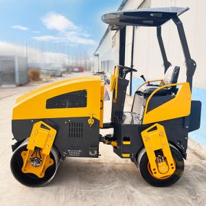 Made in China Brand New 3.5 Tons Double Steel Wheel Road Roller Vibration Roller