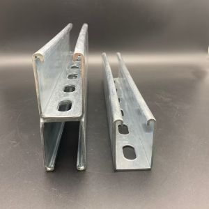 Quality 41x82 41x124 Pre-galvanized Slotted Back to Back Strut Channel for sale