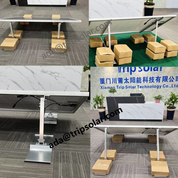 Ballast Plates for Ground Mounted Solar PV Systems on Natural or Black Surfaces