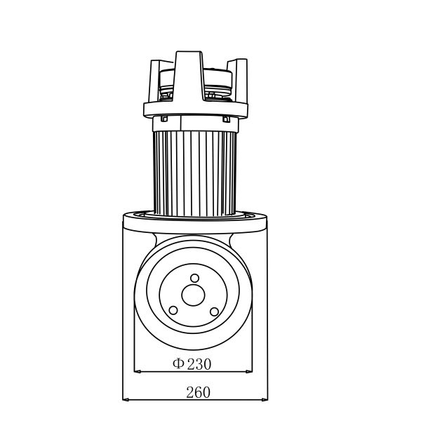 1.5KW Series excited universal dc motor vertical drive wheel for stacker and scissor lifter