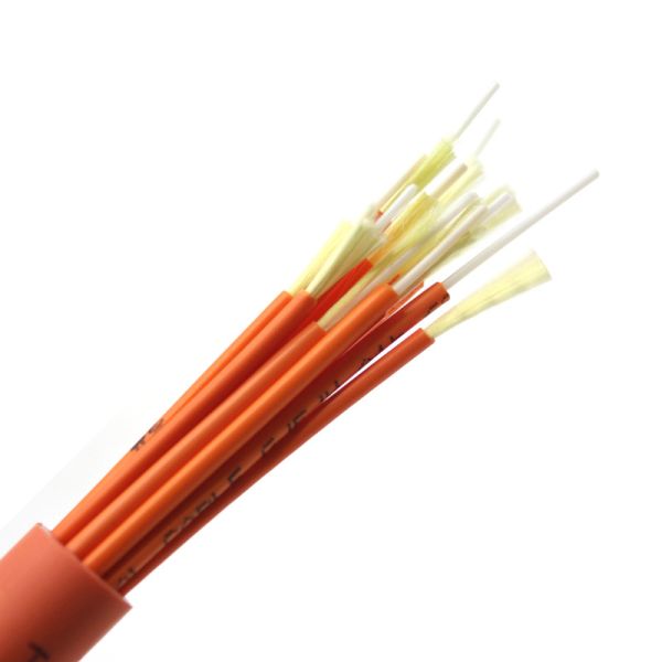 Indoor Horizontal LAN Network Cable GJFJHV Multi Purpose Break-out Fiber Optic