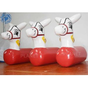 Pony Hop Riding Race Track Inflatable Pony Hopper Game