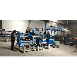 3m width Fully-Automatic single wire Chain Link Fence Machine with Factory Best