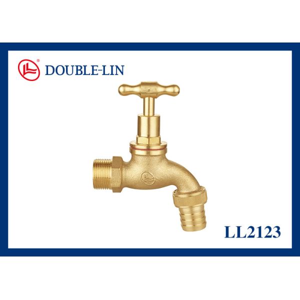 Stopcock hose bibcock Sand-Cast Slow Open Brass Handle for Garden Water