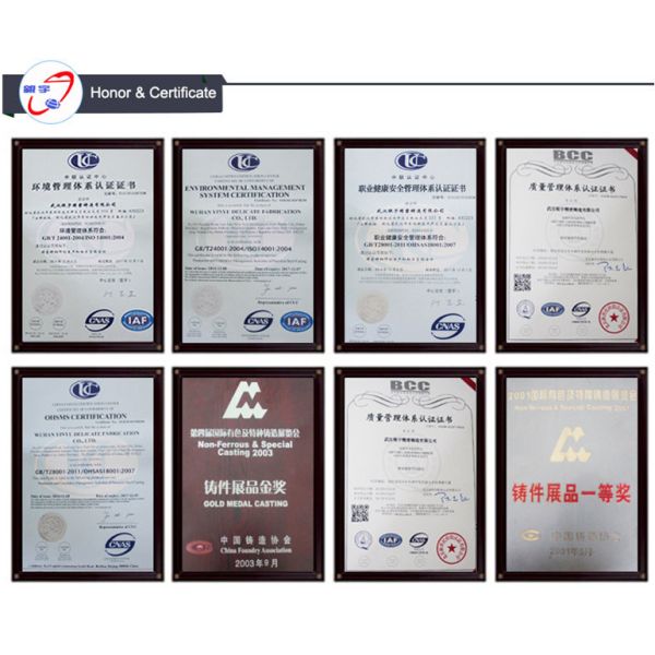 Customized Silica Sol Investment Casting Valve Casting Parts