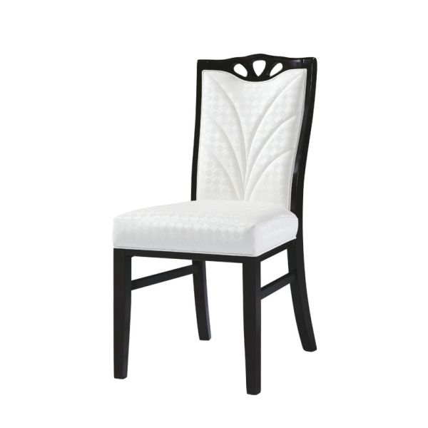 Buy high quality solid wood PU leather dining chair furniture at wholesale prices