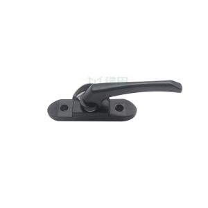 Customized Black Two Way Crescent Window Lock With Aluminum Alloy Material