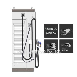 Fan Cooling OCPP 1.6J 60KW EV Fast Charging Stations