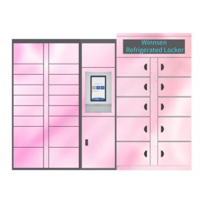 China Smart Frozen Refrigerated Automated Locker Touch Screen Service Eggs Lockers on sale