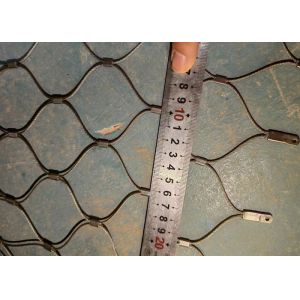 Playground Protection Stainless Steel Rope Mesh Netting 2.5mm Wire