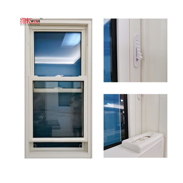 American Style UPVC Double Hung Windows Wholesale China Window