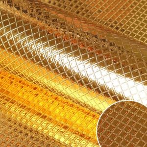 China Moisture Proof Gold Foil Embossed Glitter Metallic Wallpaper Luxury Design on sale