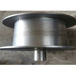 Quality Q355b Material LBS Grooved Drum For Hoist Crane With Shaft Fully Machined for sale
