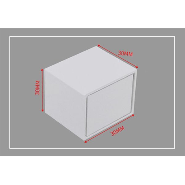 Ring Packaging White Jewelry Box With Drawers Grey / Black Velvet Lining