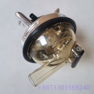 Stainless Steel Claw Base Durable LUNIK 350CC Milk Collector for Cow Milking