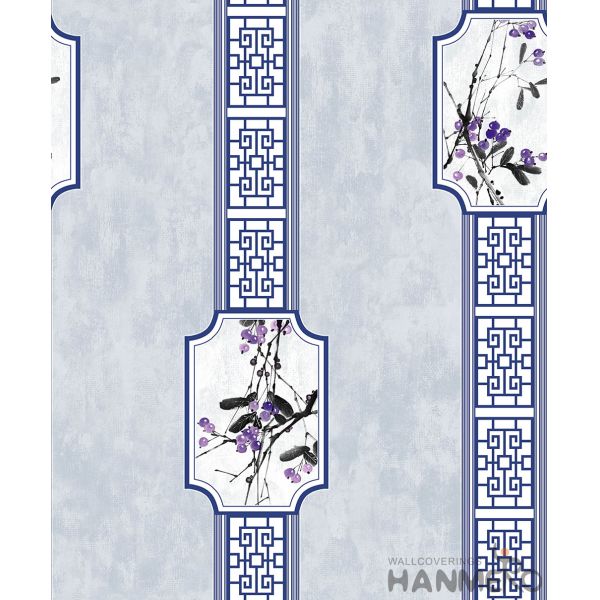 Study Room Decorative Wallcovering Chinese Factory Nature Suede Wallpaper 0.53*10M