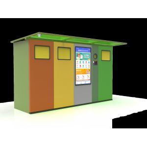 Buy cheap Stadium 4 In1 Bottle Reverse Vending Machine Recycle PET Bottle Waste Vending from wholesalers