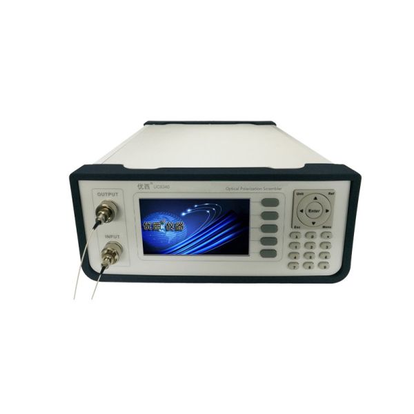 Buy FC APC Optical Connector Motorized Polarization Scrambler 1200nm To  1610nm at wholesale prices