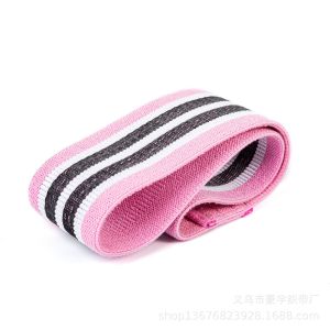 Ultra Stretchable TPE Heavy Fabric Resistance Bands Pink 25in