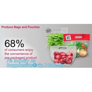 Fresh Chicken Packing Bag, standing up hot roast chicken bag with handle,