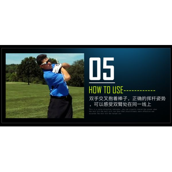 folded golf alignment stick , folding golf alignment sticks , two-double golf training aid