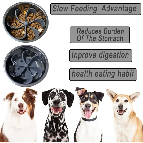 Silicone Slow Feeder Insert Sucker For Small Medium Larger Dog And Cat Eating