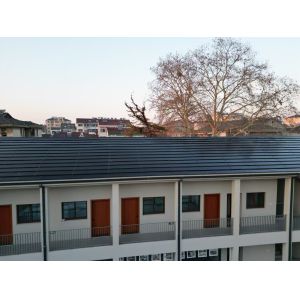 Short-Circuit Voltage Temperature Coeffi 0.04% 120W Black Flat Tile BIPV Solar