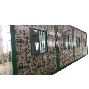 Prefabricated Folding Container House Modular 20ft With Steel Door