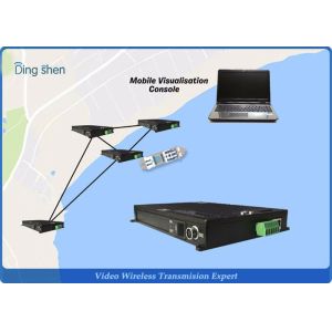 UGV Fast Moving TDD Transceiver RJ45 10W Wireless IP Transmitter