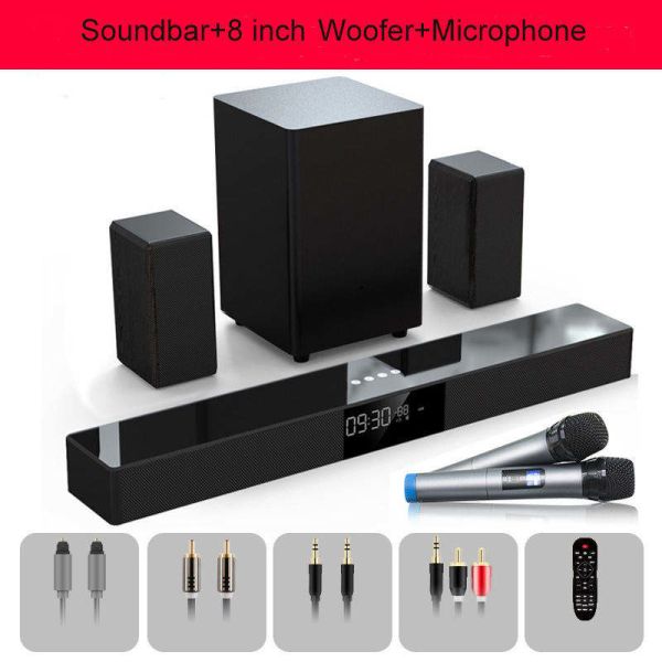 Wireless Audio Wall Mountable Sound Bar 150W DC 19V Multifunctional