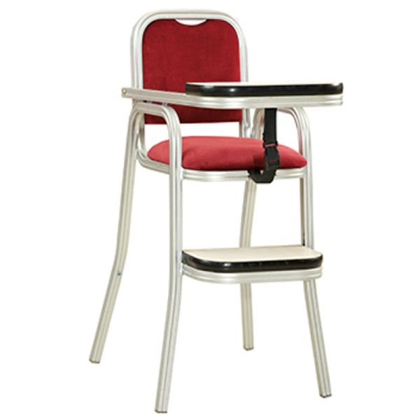 YLX-6095 Silver Aluminium/Steel Strong Baby Dining Eatting Chair with Board