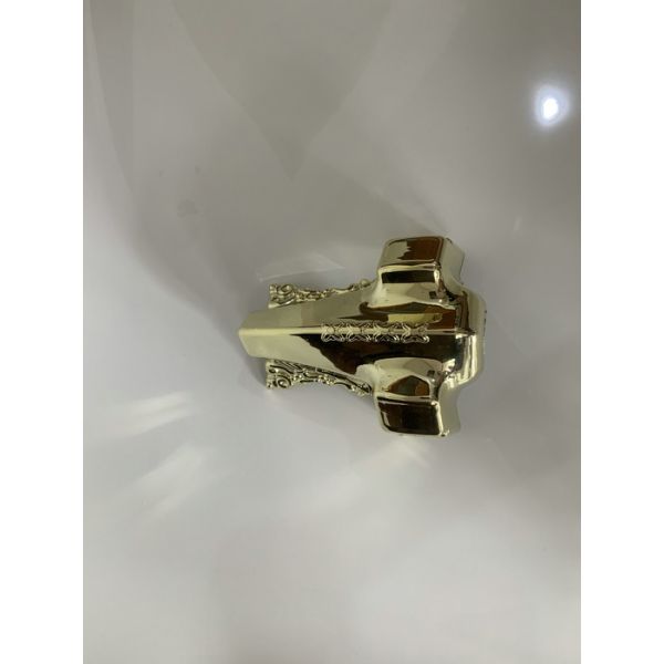 Buy Funeral Furniture Casket Corners Gold Corner With PP Plastic Material at wholesale prices