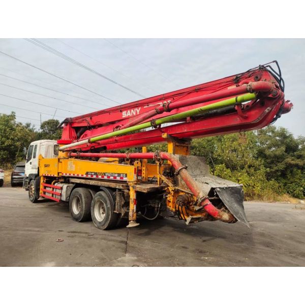 2009 Sy 37m Concrete Pump Truck Concrete Boom Pump Heavy Equipment
