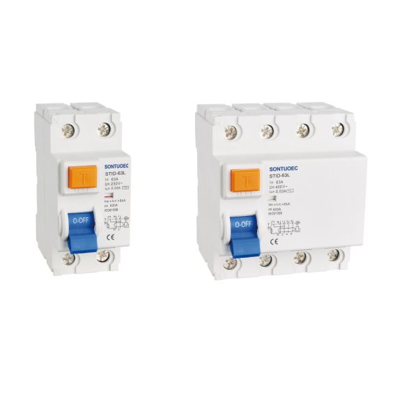 Buy Isolation 4P RCCB Magnetic Residual Circuit Breaker 6KA at wholesale prices