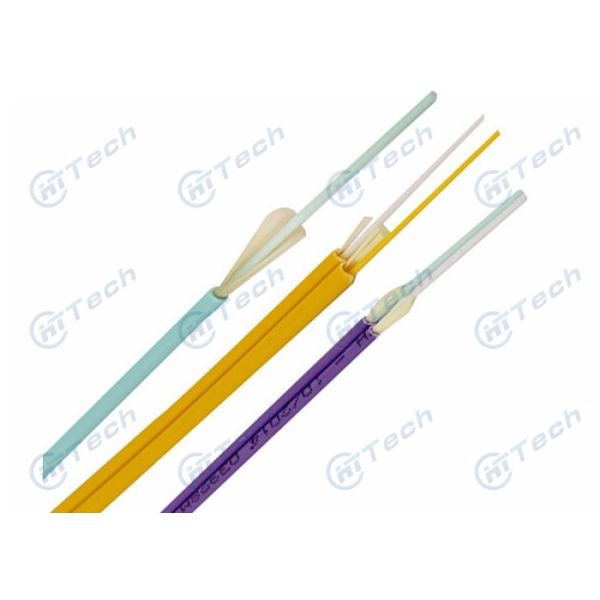 Buy Easy Termination Indoor Duplex Fiber Cable , Simplex Optical Cable Diameter 3.0mm at wholesale prices