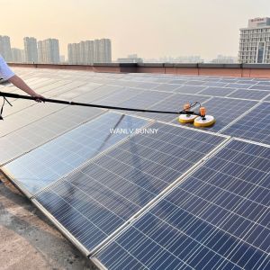 The Double-Headed Scale Photovoltaic Cleaner for Mechanical Engineering