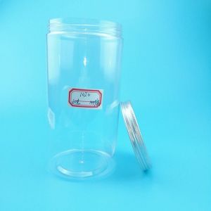 1360ml PET Empty Plastic Food Jars For Candy Snack