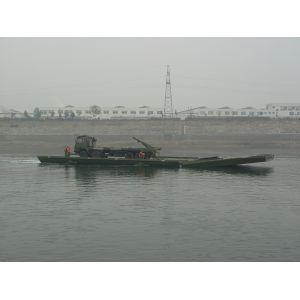 Quality Current Velocity ≤3.0m/S Floating Power Pontoon Bridge for sale
